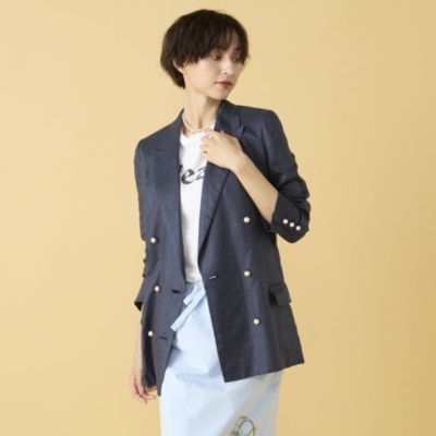 MADISONBLUE(マディソンブルー)のUNLINED BLEECKER W6B BLAZER LINEN