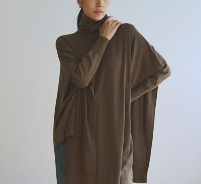 DRESS HERSELF(ドレスハーセルフ)のマルチポンチョ／シルクカシミヤ