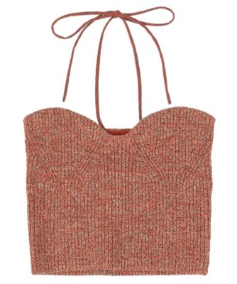 CLANE(クラネ)のHEATHER COTTON KNIT TUBETOP通販 | 集英社HAPPY PLUS