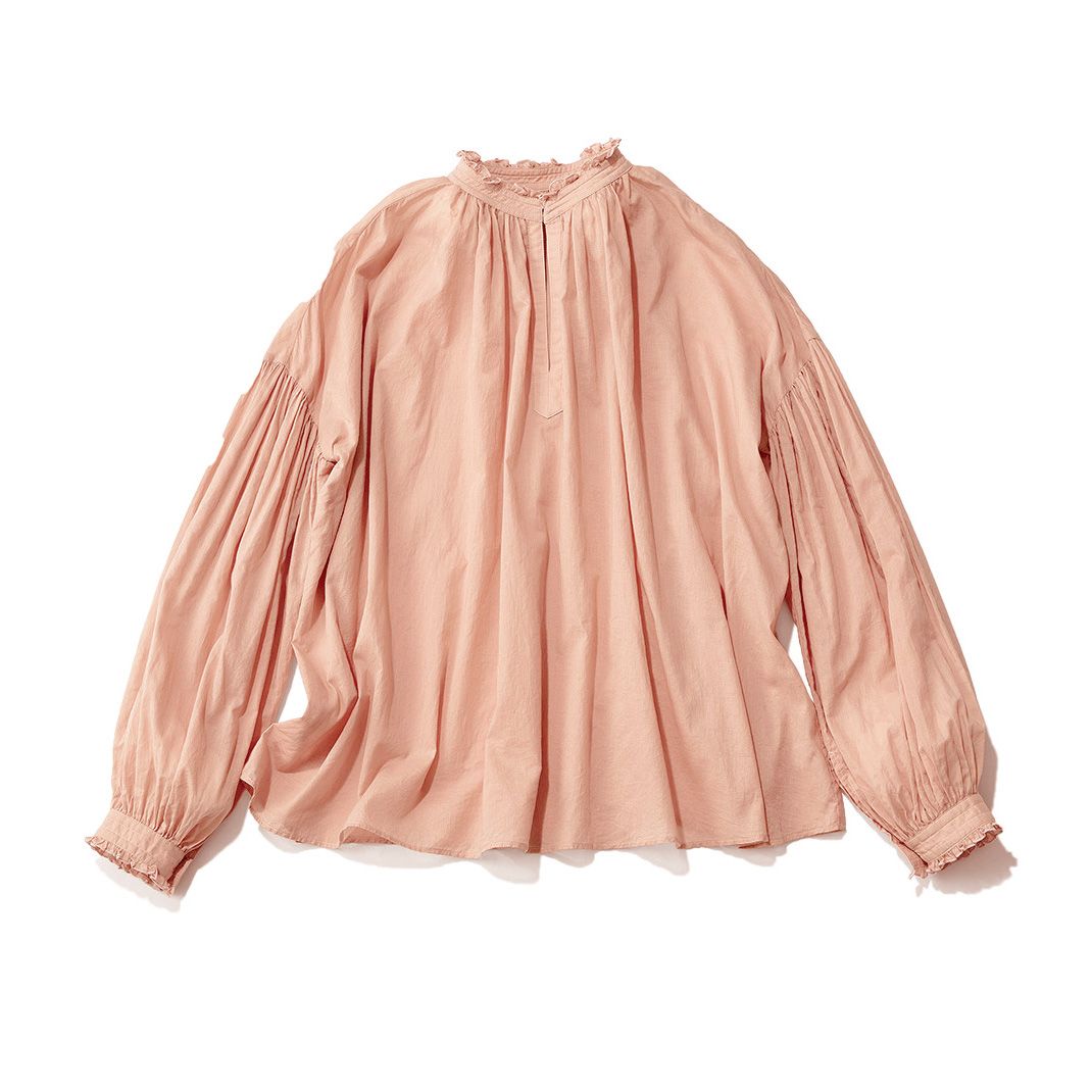 2WAYで着られてオールシーズンOK！ウィムガゼット「大人ピンクブラウス