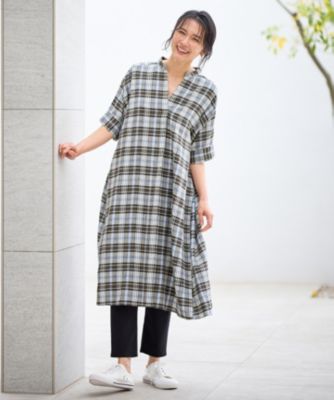 ANY(エニィ)のフレンチリネンシャツワンピース通販 | 集英社HAPPY PLUS