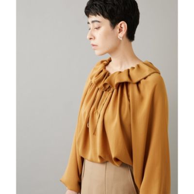 Whim Gazette(ウィム ガゼット)の【THE PAUSE】トロギャザーブラウス