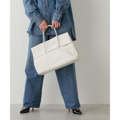 Whim Gazette(ウィム ガゼット)の【Hoaw.】フラップボストンバッグ通販