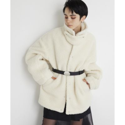 Whim Gazette(ウィム ガゼット)の【THE PAUSE】ボアブルゾン通販