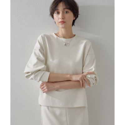 Whim Gazette(ウィム ガゼット)のダンボールクルーネックプルオーバー