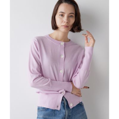 Whim Gazette(ウィム ガゼット)のウールハイゲージカーディガン通販