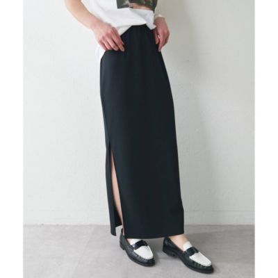 Whim Gazette(ウィム ガゼット)のカットジョーゼットスリットスカート