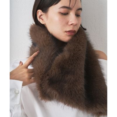 Whim Gazette(ウィム ガゼット)の【THROW】Eco Fur Shawl通販 | 集英社