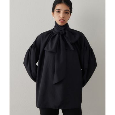 Whim Gazette(ウィム ガゼット)のシルキーボウタイブラウス通販