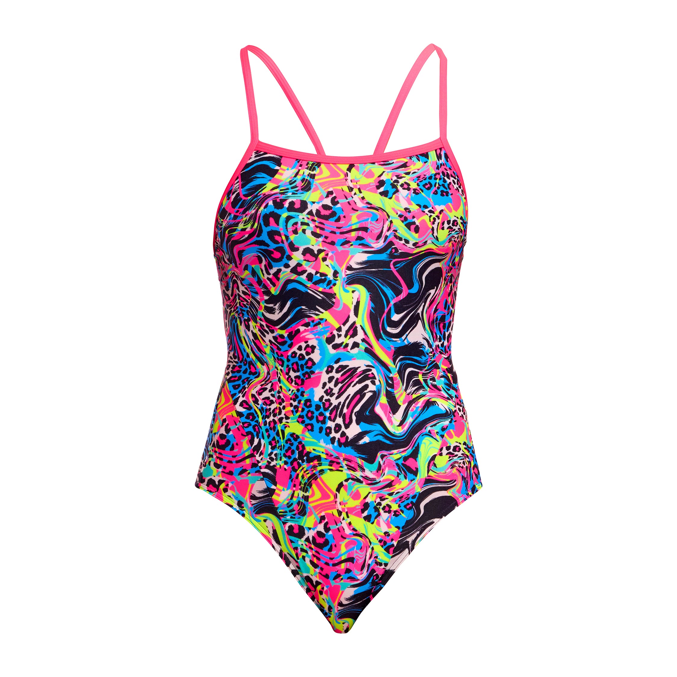 Lolly Leopard シングルストラップ・ワンピース 水着 FKS030L