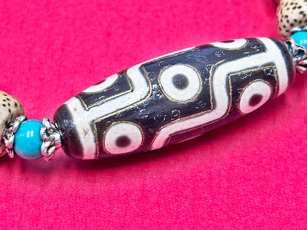 銀線・九眼天珠・ブレスレット – 天然石の店 ふうちゃん