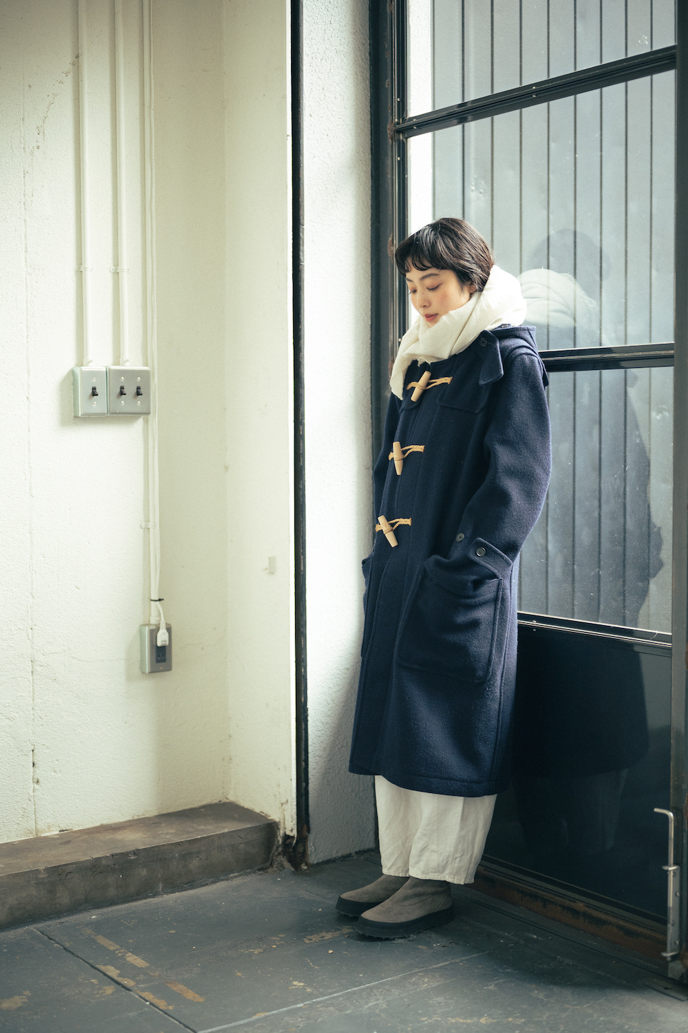 ダッフルコート”のお手本着まわし2選。大人こそ着たいのは《ヤエカ