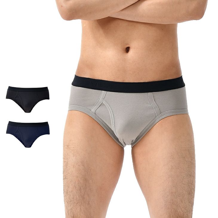 BVD Finest Touch EX カラーセミビキニブリーフ 綿100% 抗菌 防臭（M/L