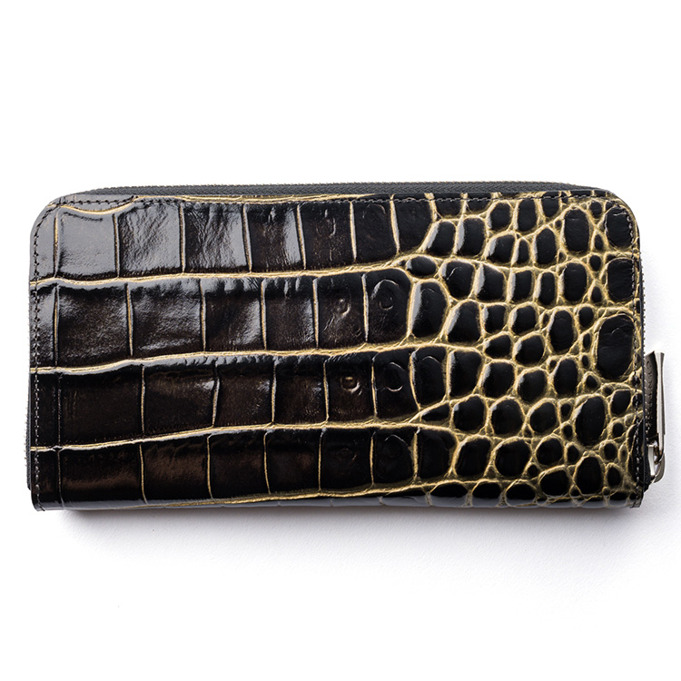 CENTENA】メタルシャドウ クロコ型押し長財布 | 藤巻百貨店