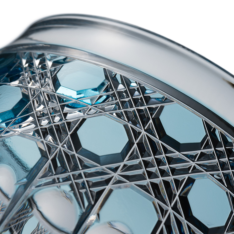 CENTENA】ワイン専用江戸切子 三耀八角籠目ブルームグラス | 藤巻百貨店