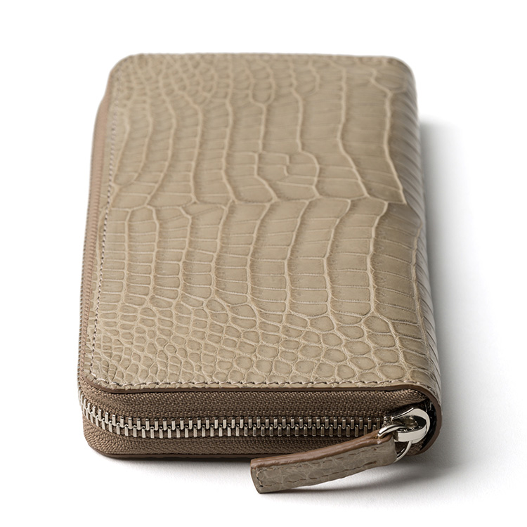 山本製鞄】ポロサスクロコダイル ラウンドファスナー長財布 | 藤巻百貨店