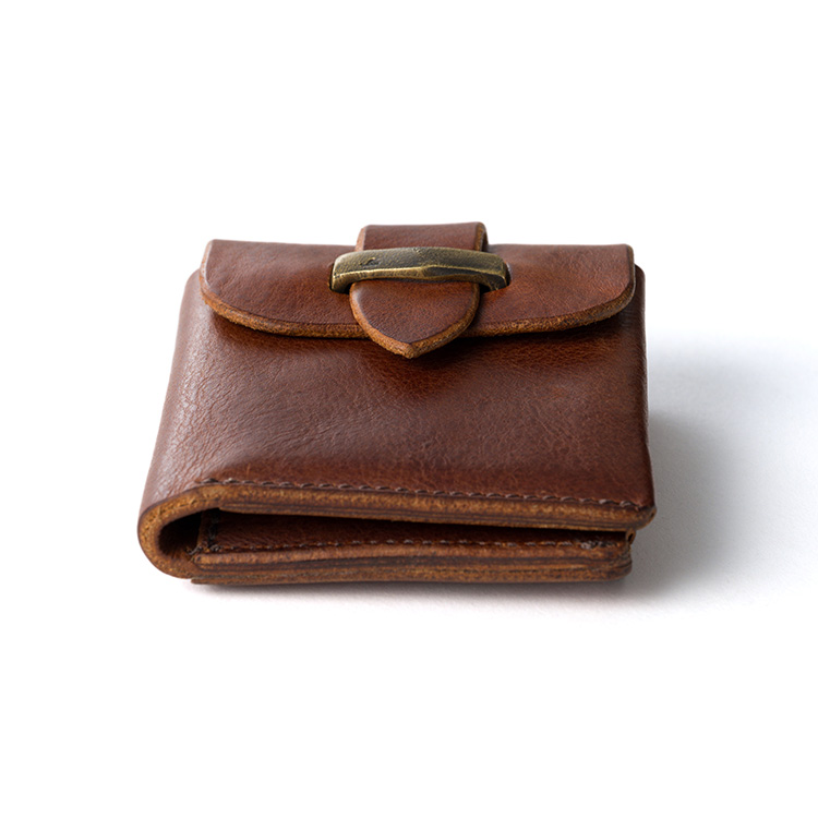 池之端銀革店】Haru イタリアンレザー ギャルソンコンパクトウォレット