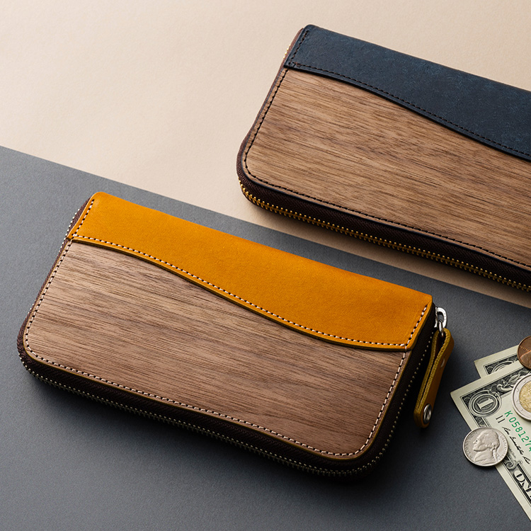 VARCO】REAL WOODラウンドジップウォレットNE | 藤巻百貨店