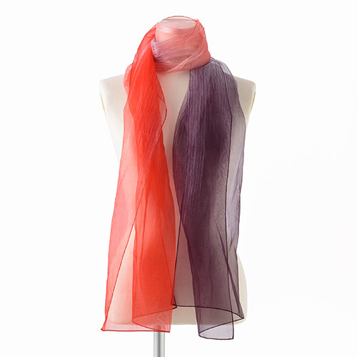 奥田祐斎】シルクスカーフ（S)「祐斎羽衣」 | 藤巻百貨店