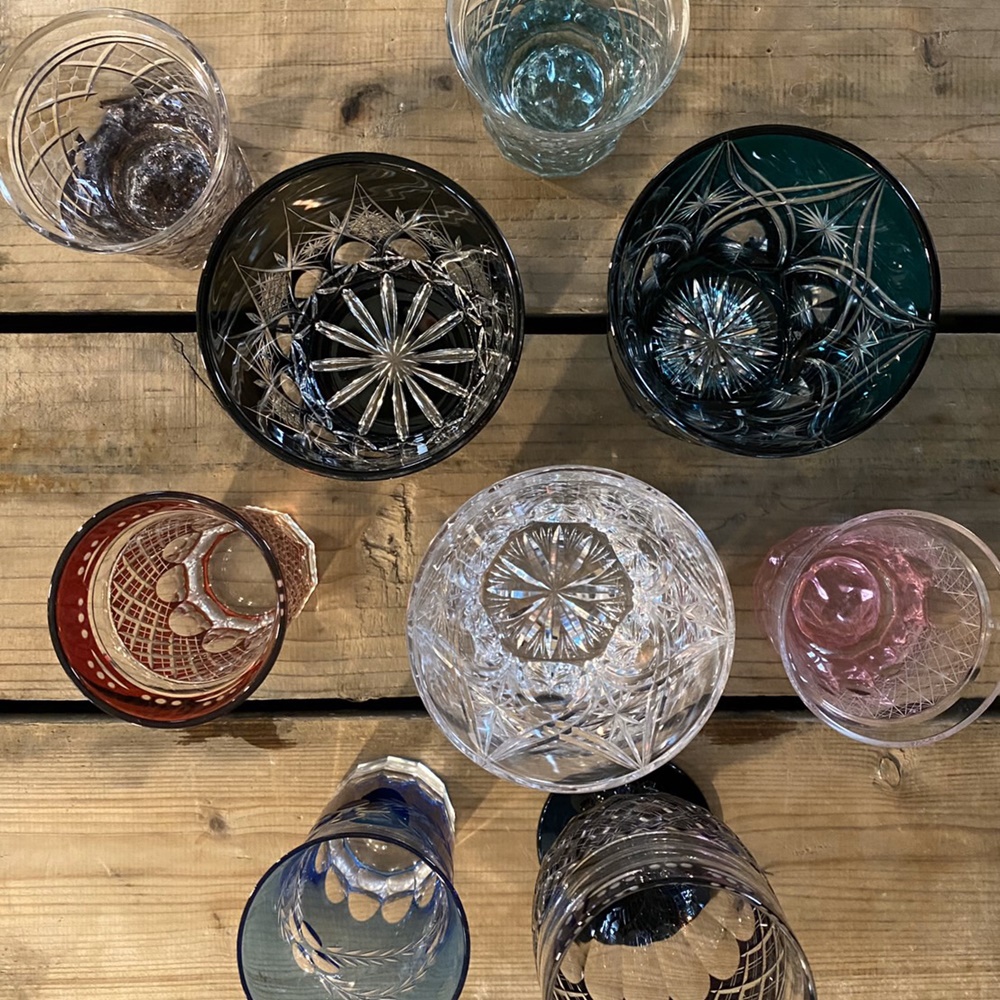 根本硝子工芸】絶対手に入れる！「超豪華！江戸切子3点セット」 | 藤巻