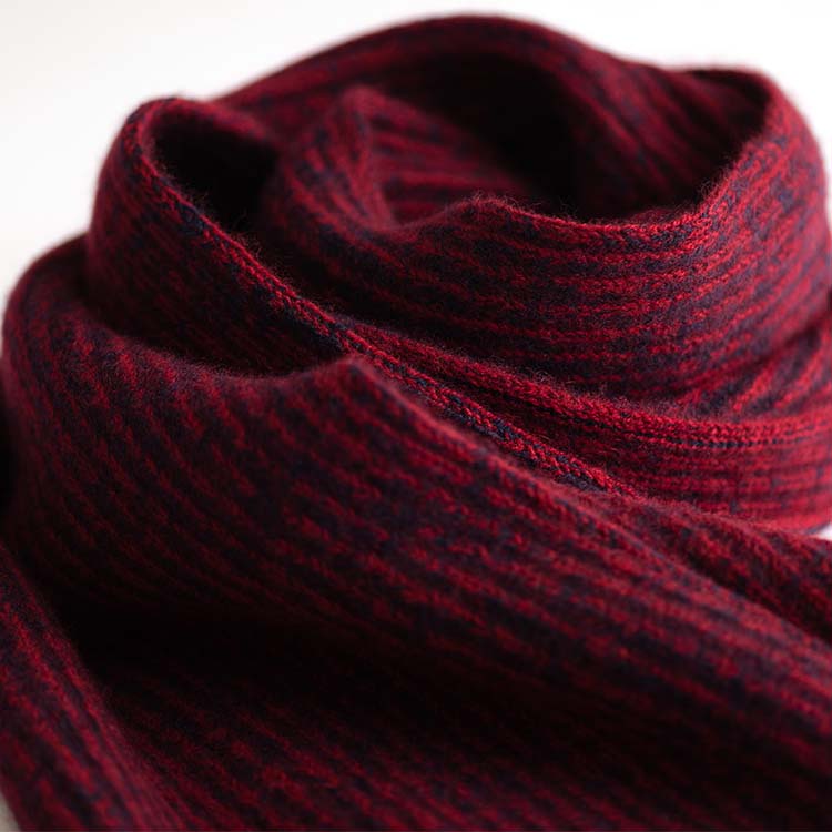 UTO】カシミヤ100％ 7ゲージ両畦編みマフラー | 藤巻百貨店