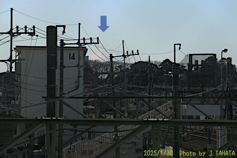 東武鉄道 野田線 東岩槻（ひがしいわつき）駅 | 駅から見る富士山