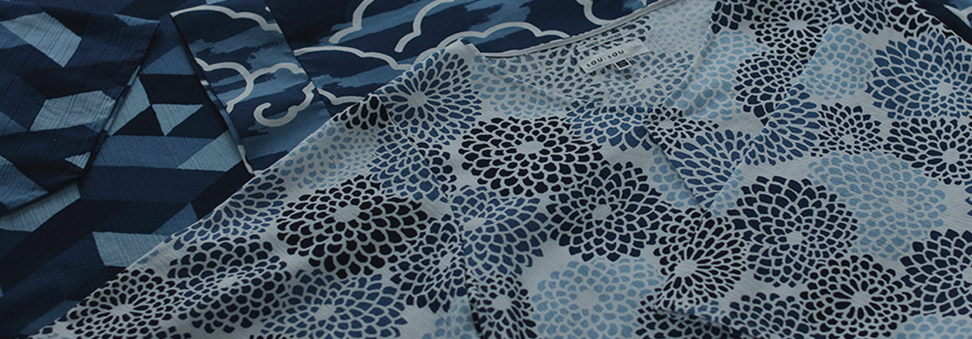 伊勢木綿に藍染め sousou×藤田染苑 | 京都の染めの伝統と革新を追求