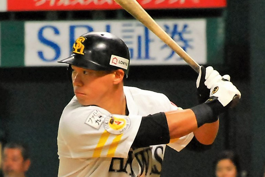 技と読みを凝縮させた一打 鷹・長谷川勇「努力が少し実を結んだ