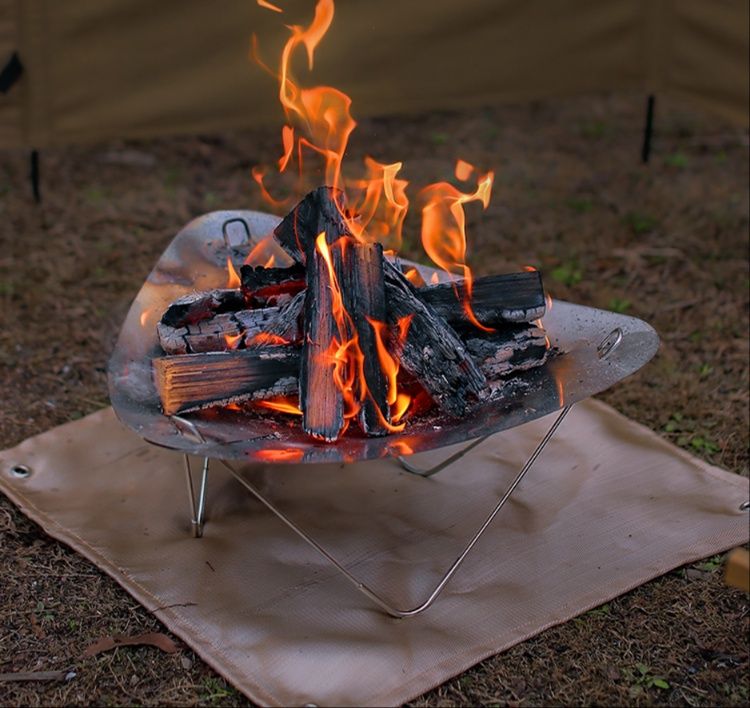 徒歩キャンプでも負担にならない軽量焚き火台で心安らぐ夜を過ごそう20