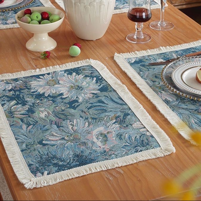 ブルーランチョンマット25選！ランチョンマットブルーでテーブルを彩る