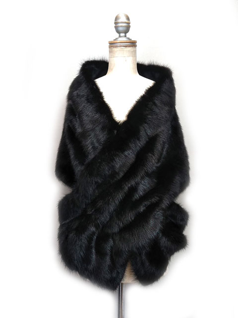 ミンクのコートをストールに | (有)大木毛皮店
