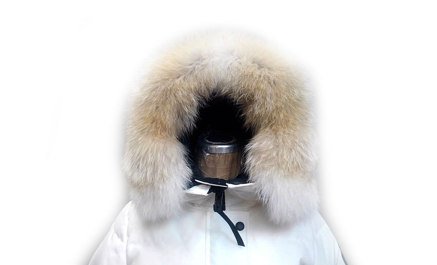 カナがグースコヨーテファー製作 | (有)大木毛皮店