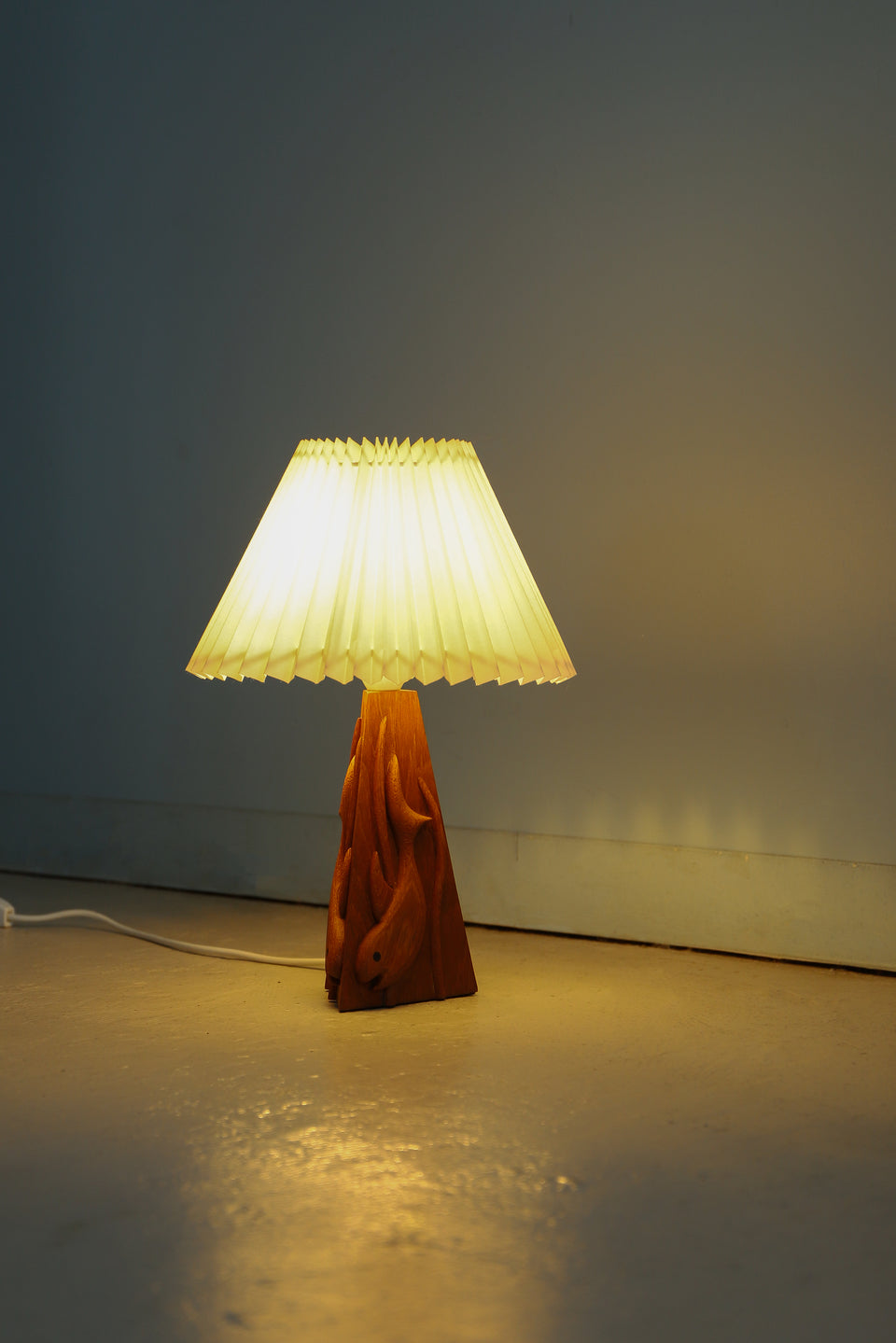 デンマークヴィンテージ テーブルランプ チーク材 間接照明 北欧