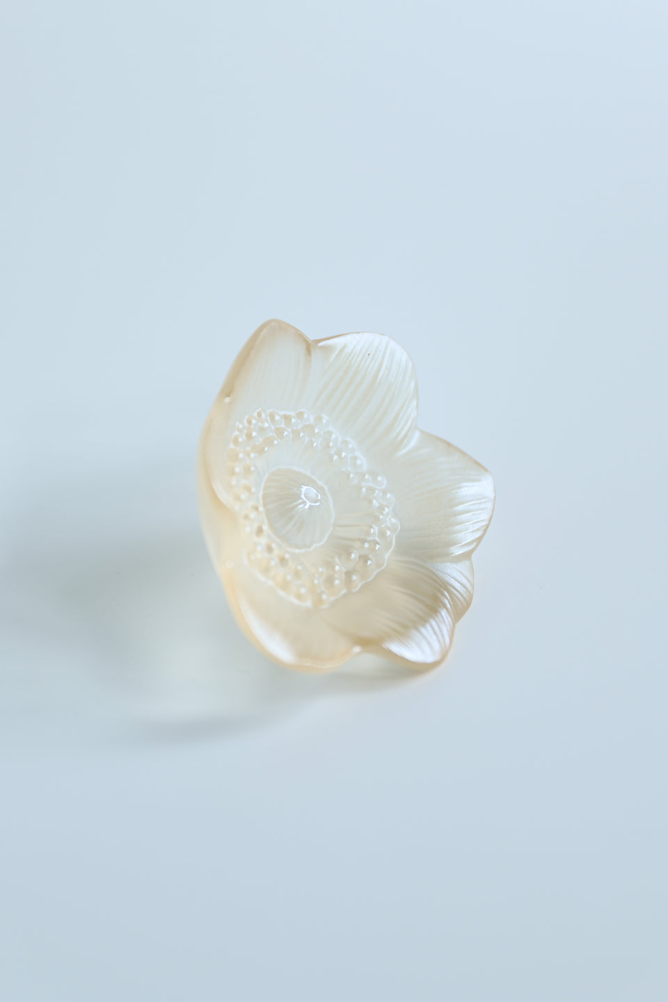 ラリック アネモネ ガラスオブジェ ゴールドラスター/Lalique Anemone