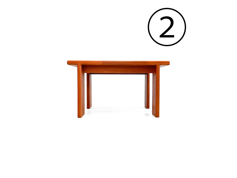 ジャパンヴィンテージ センターテーブル チーク集成材 サイドテーブル