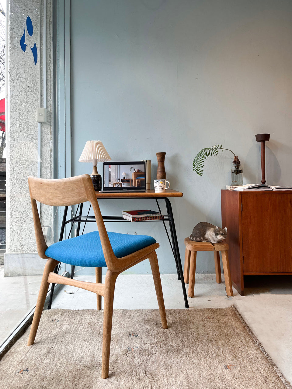 古材 リメイクテーブル デスク アイアンレッグ チーク材/Old Lumber