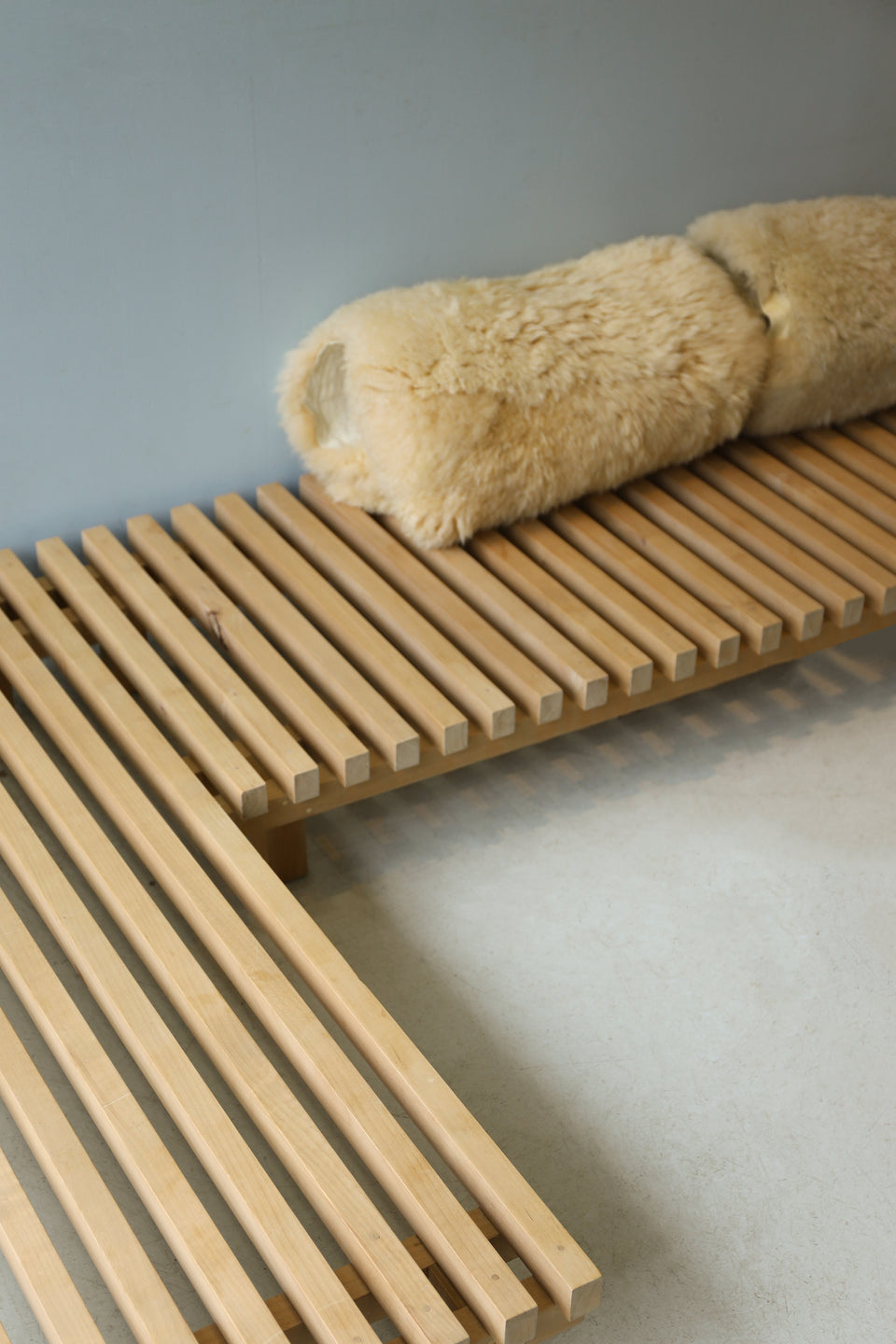 スリット ローベンチ 木製 シャルロット・ペリアン スタイル/Charlotte