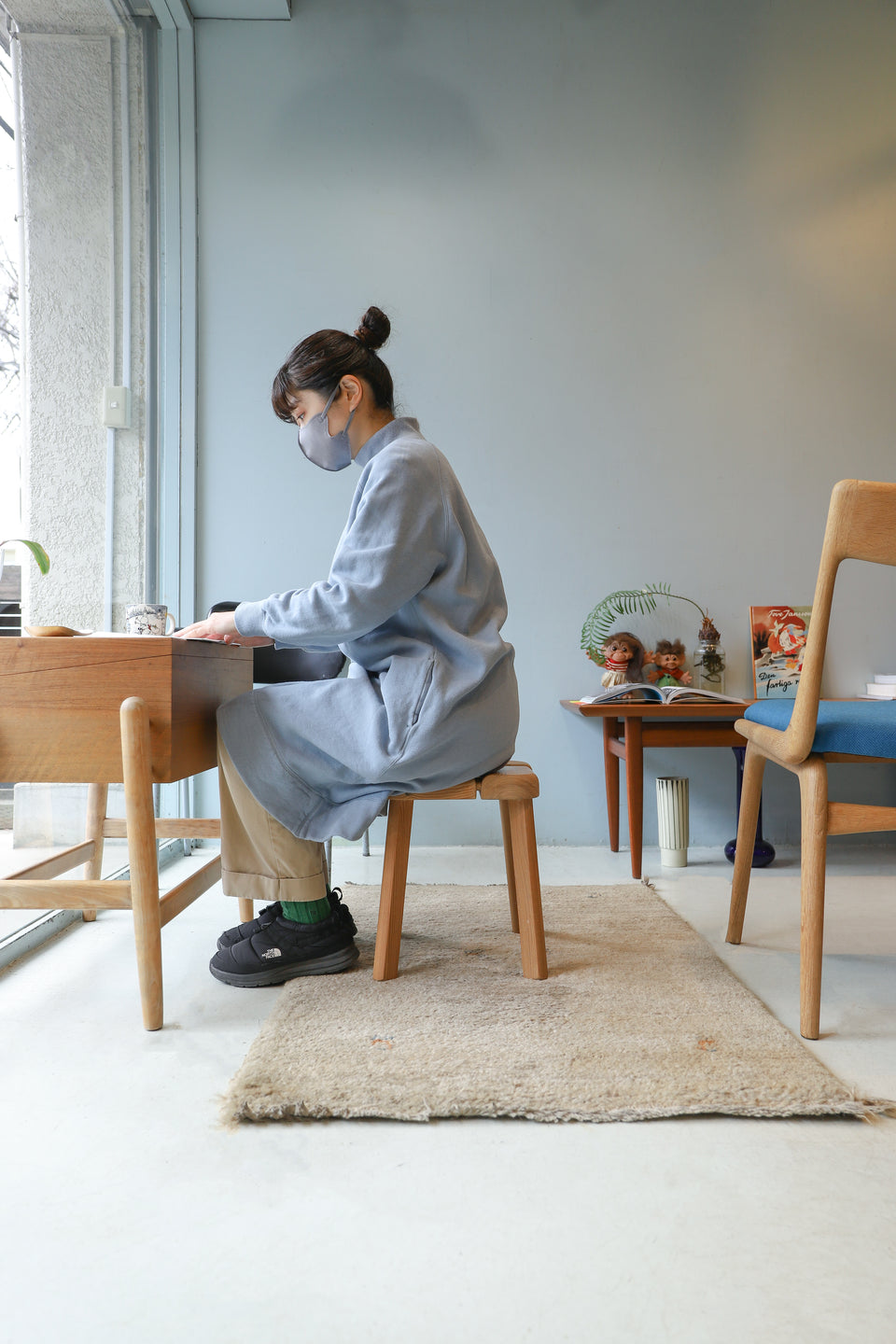 フィンランドヴィンテージ サウナスツール 椅子 パイン材/Pinewood