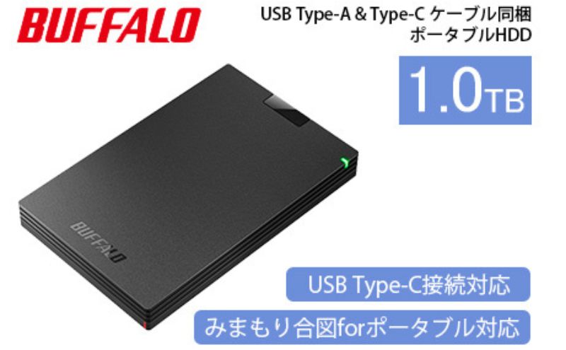 BUFFALO 外付けハードディスク 2TB 外付け HDD 録画用外付けHDD 録画用