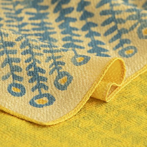 66 ミナ ペルホネン 正絹ちりめん 両面【箱入】incline flower ブルー