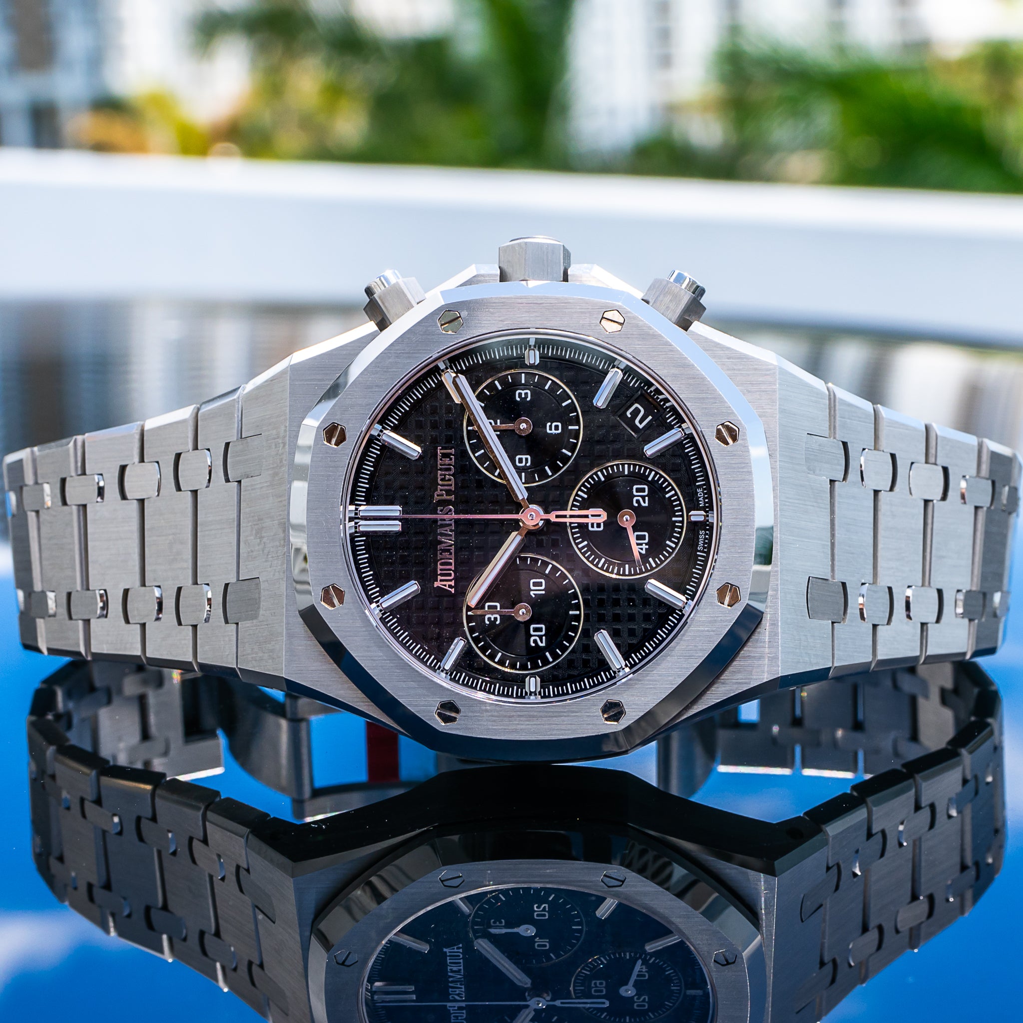 2022 Audemars Piguet Royal Oak Chronograph 26240ST 50th Anniversary Bl