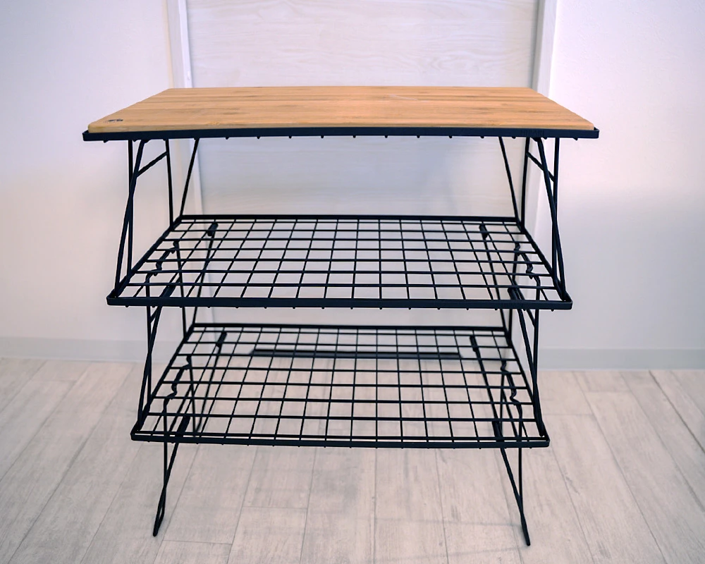 キャンプで活躍！万能ラック HIBARI フィールドラック｜ガジェコン