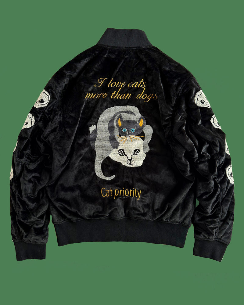 I love cats more than dogs ボンバージャケット – GXX