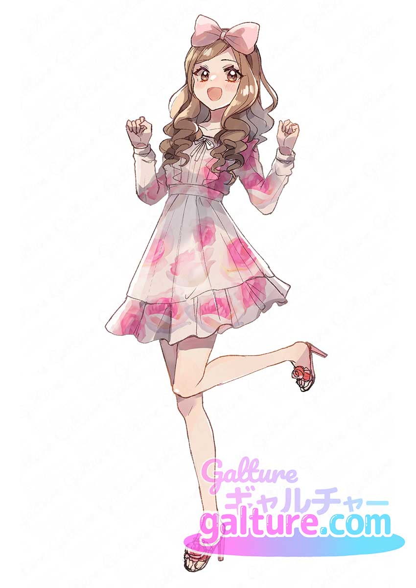 姫系ギャルは花柄・リボン・レースなどピンクアイテムが大好き