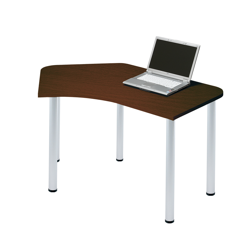 デスク D2 天板Bタイプ アルミ脚 幅128cm 奥行85cm (パソコンデスク