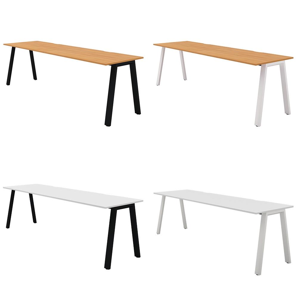 MRデスク スタンダード天板 幅240×奥行70cm(カウンターデスク オフィス