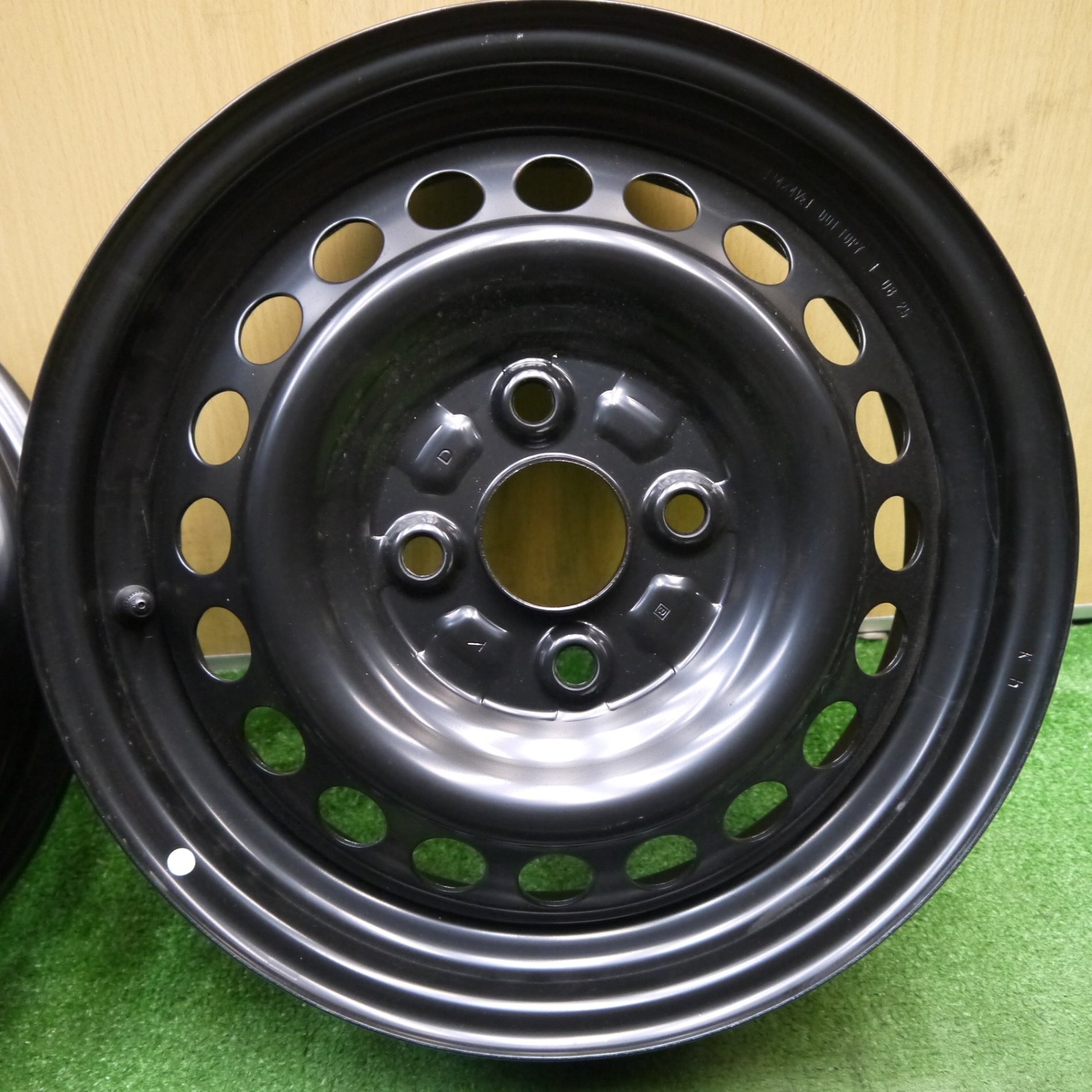 新車外し☆ダイハツ ムーヴ キャンバス 純正 スチール ホイール 14