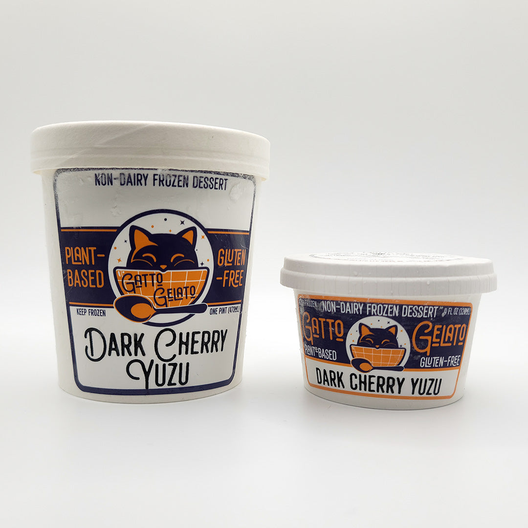 Dark Cherry Yuzu sorbet – Gatto Gelato