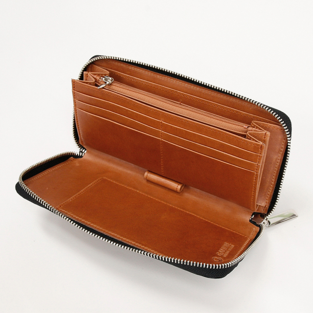 ラウンドファスナーウォレット[M0803] クロコダイルレザーショップ