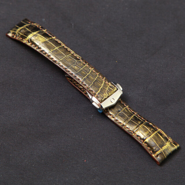 時計ベルトオーダーメイド[0208] クロコダイルレザーショップ ガウディ